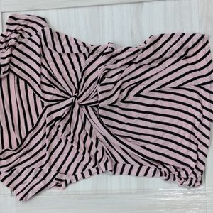 Maternity Knot-Front Shirt